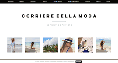 Desktop Screenshot of corrieredellamoda.com